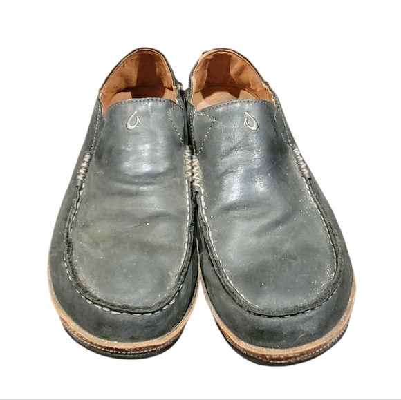 OLUKAI Mens Moloa Leather Loafers 11 main image 4